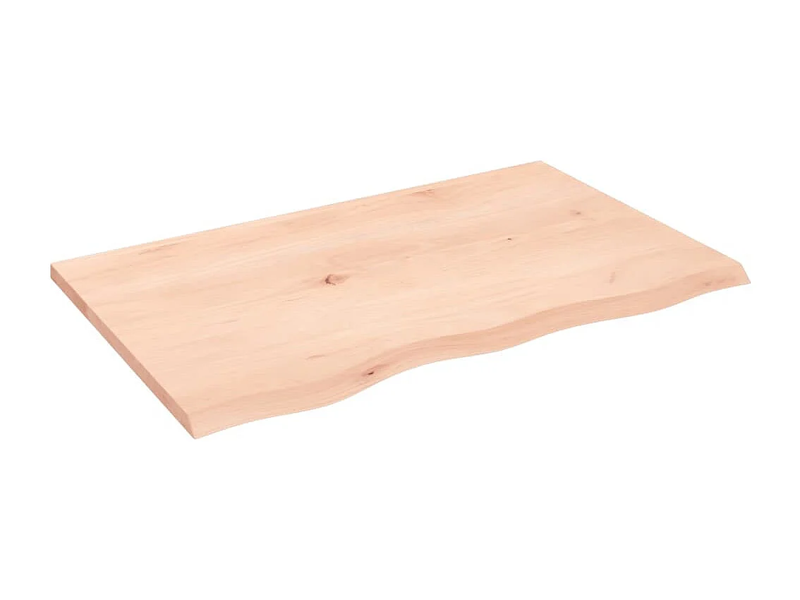 Étagère murale 80x50x2 cm bois de chêne massif non traité