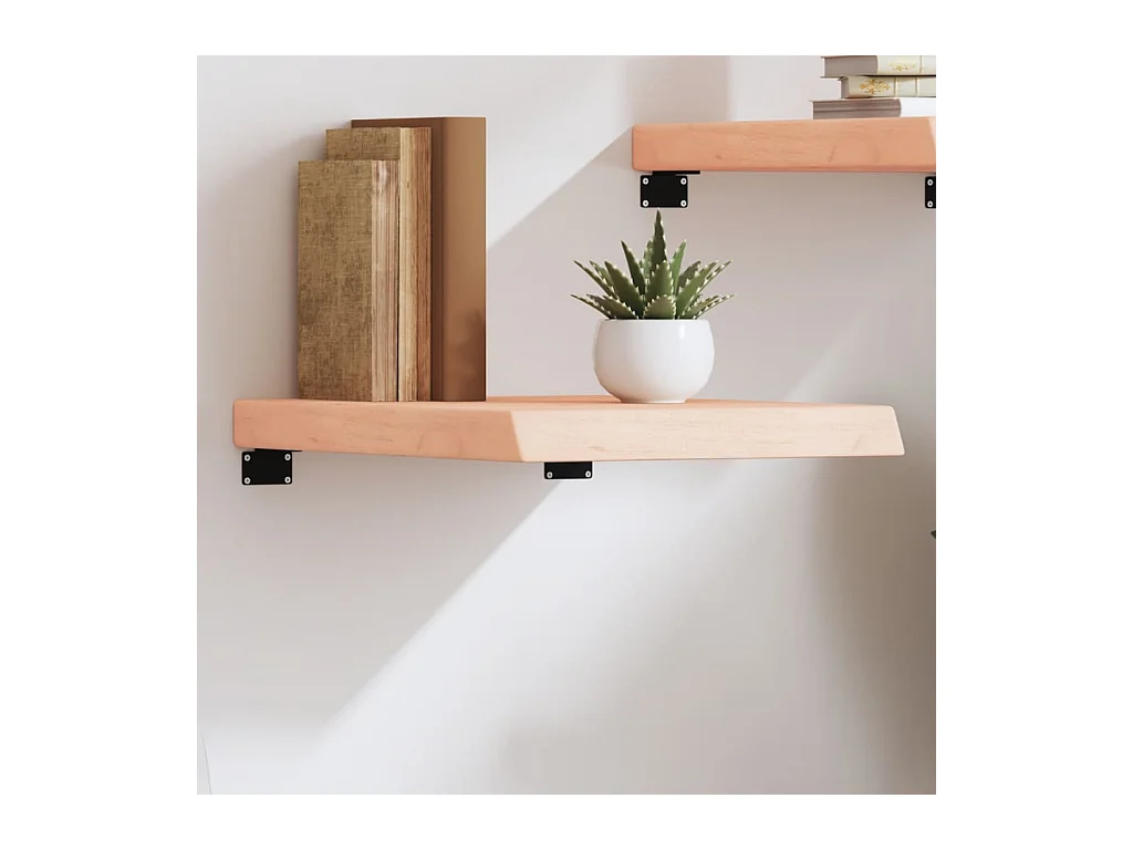 Wandschap 40x50x(2-6) cm onbehandeld massief eikenhout