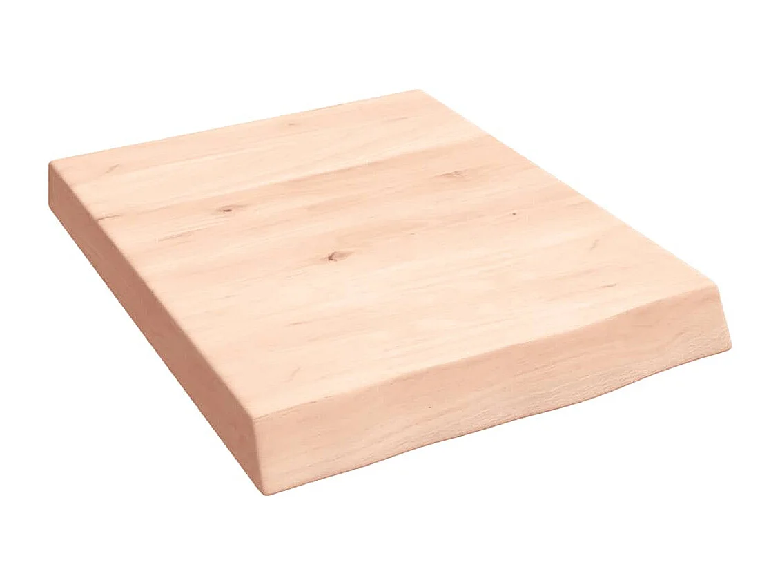 Étagère murale 40x50x(2-6) cm bois de chêne massif non traité