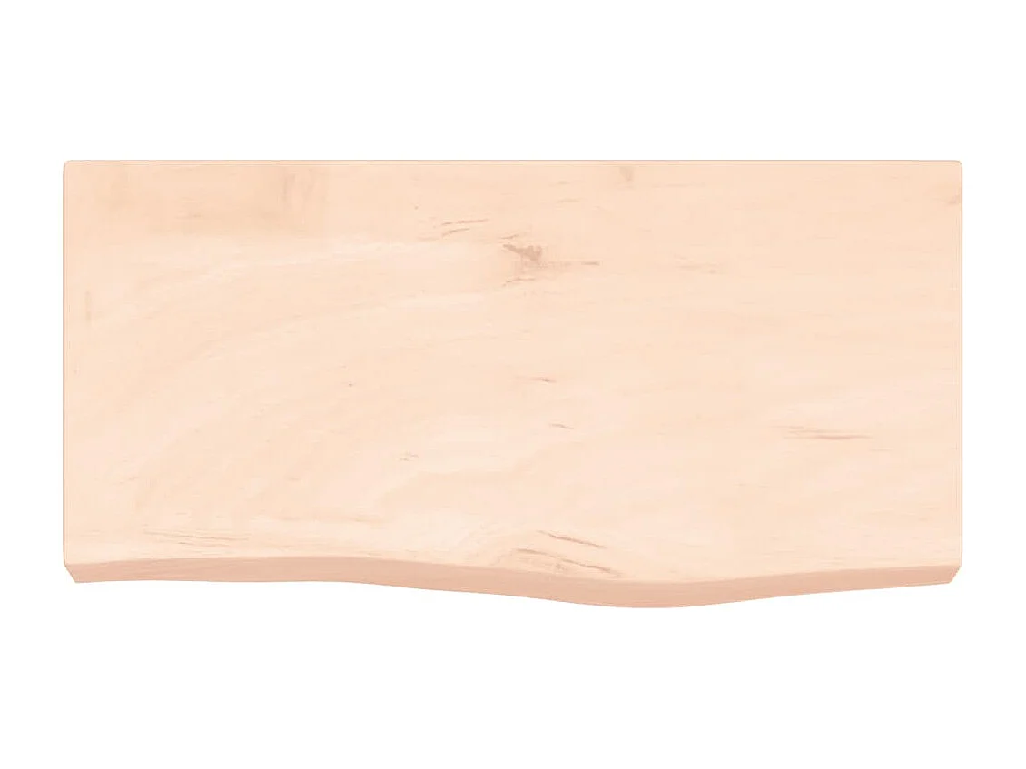 Étagère murale 60x30x(2-6) cm bois de chêne massif non traité