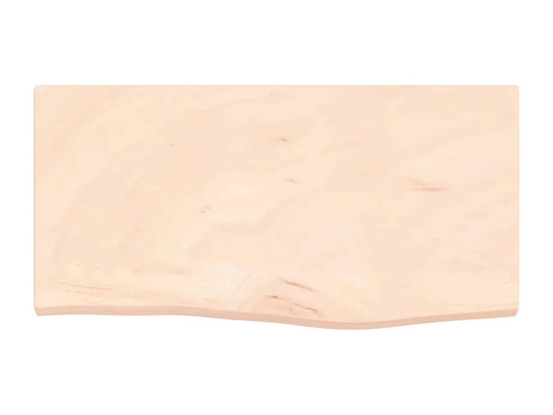 Prateleira de parede 60x30x(2-4) cm carvalho maciço não tratado