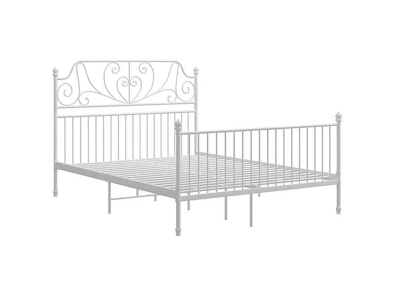 Giroletto Bianco in Metallo 160x200 cm