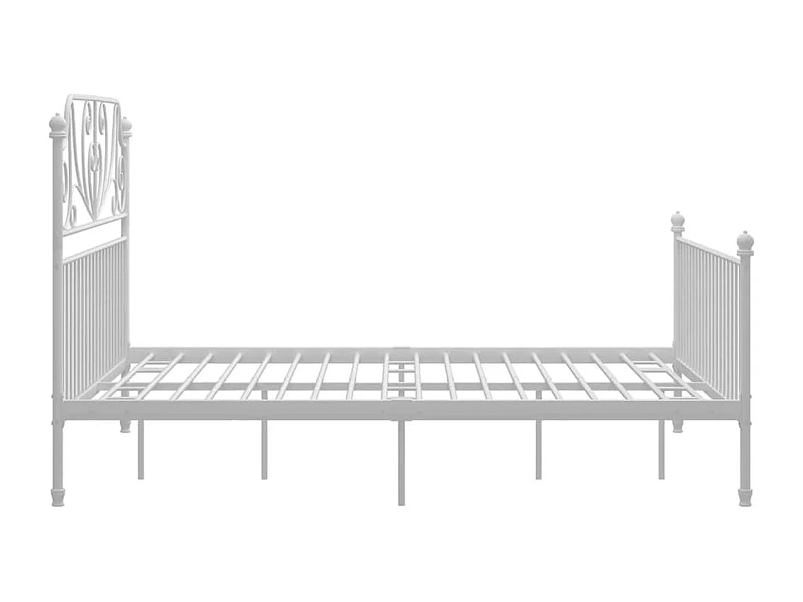 Giroletto Bianco in Metallo 160x200 cm