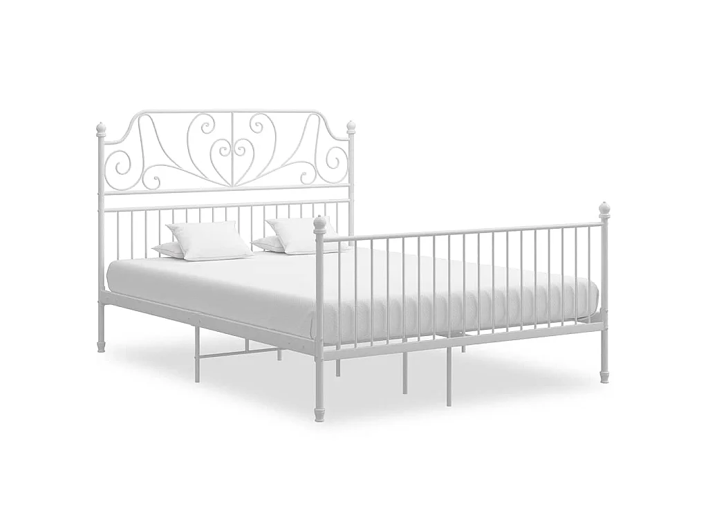 Giroletto Bianco in Metallo 160x200 cm