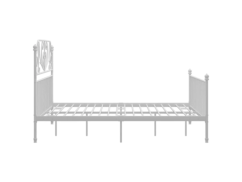 Giroletto Bianco in Metallo 160x200 cm