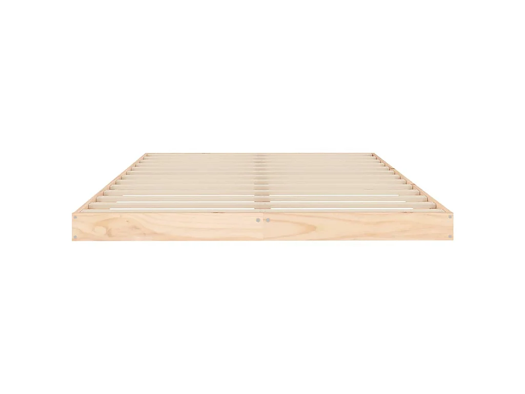 Cadre de lit sans matelas 120x200 cm bois de pin massif