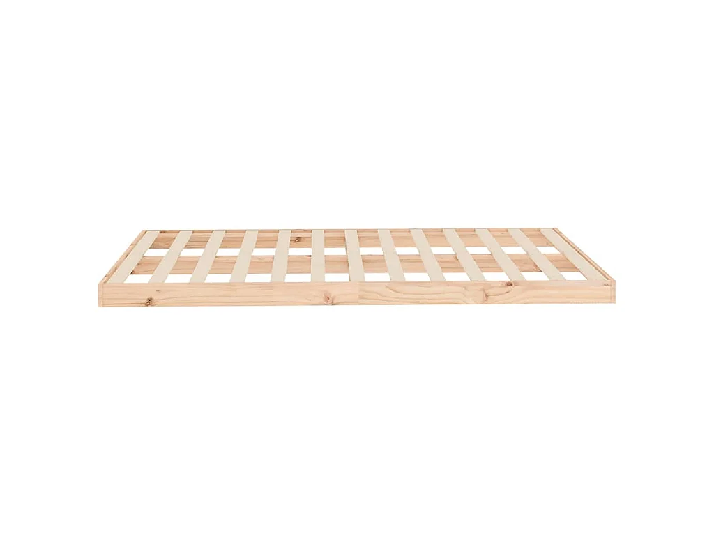 Cadre de lit sans matelas 120x200 cm bois de pin massif