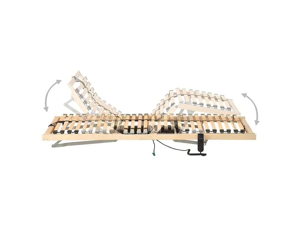 Estrado de ripas elétrico com 28 ripas 7 zonas 70x200 cm