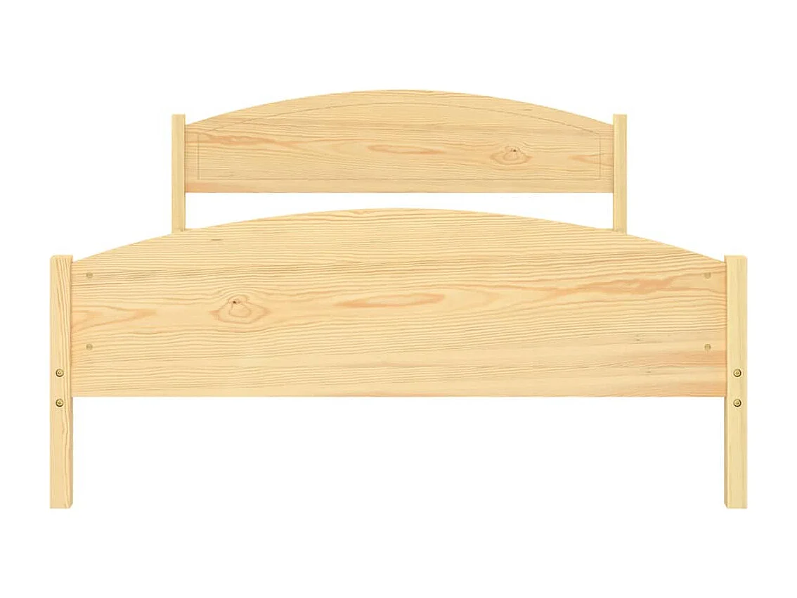 Cadre de lit sans matelas bois massif de pin 160x200 cm