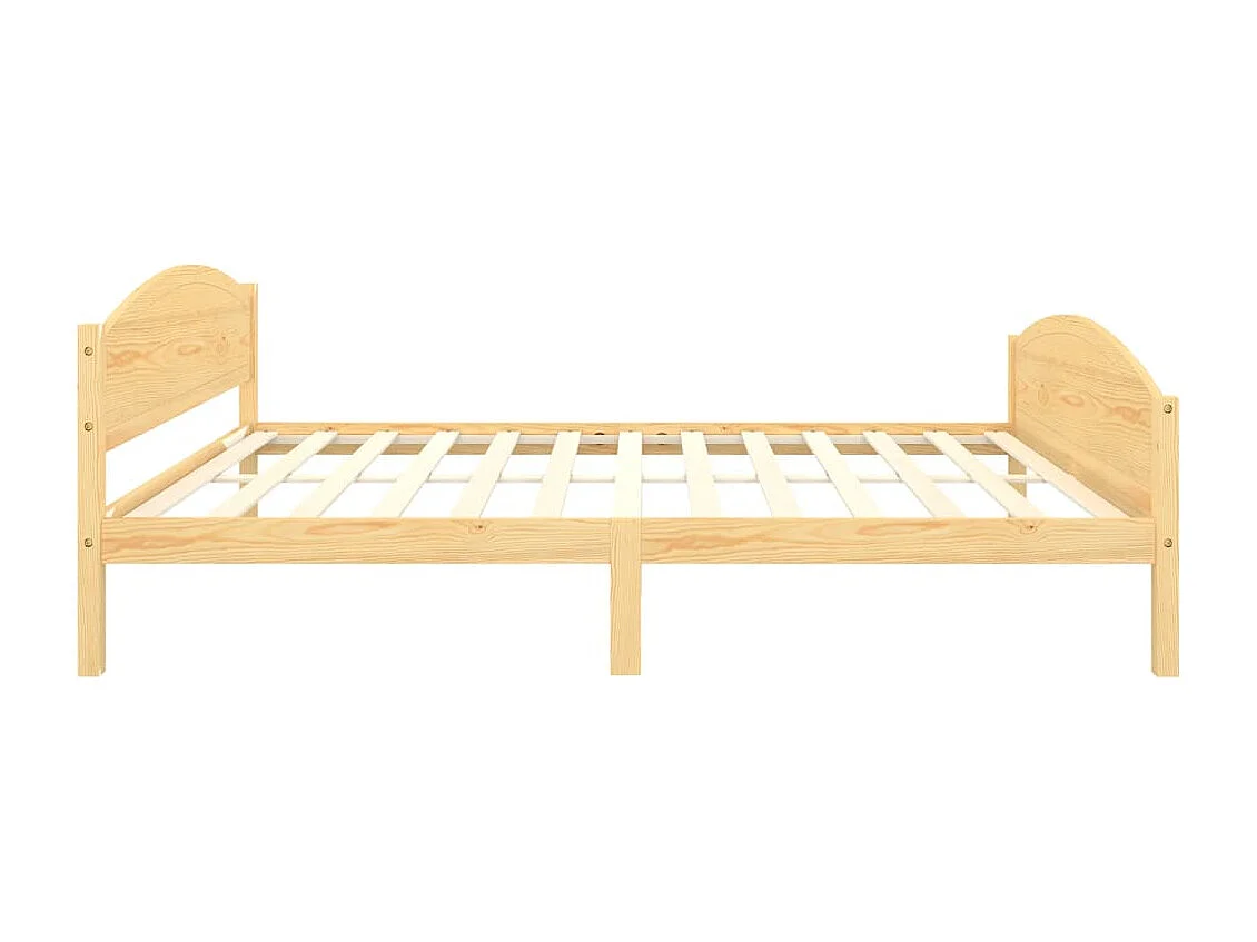 Cadre de lit sans matelas bois massif de pin 160x200 cm