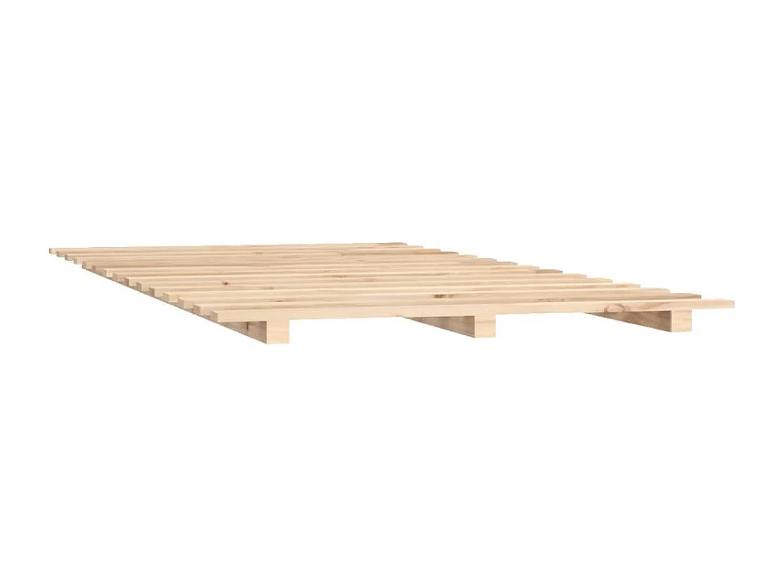 Bedframe massief grenenhout 135x190 cm