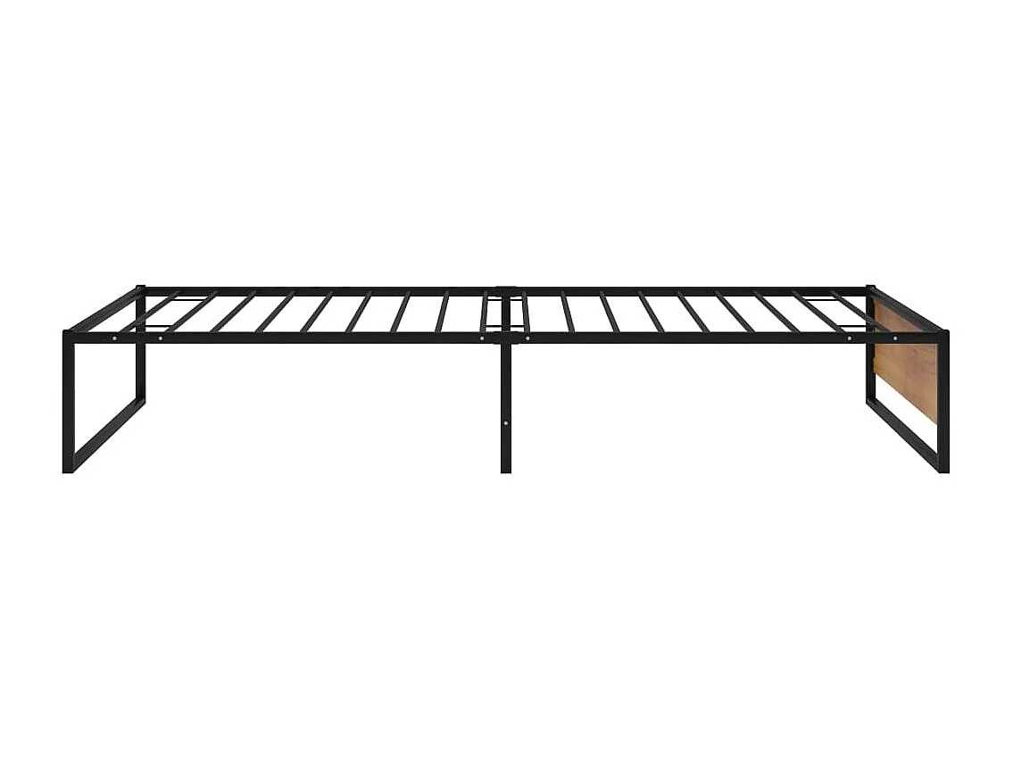 Estrutura de cama 90x200 cm metal preto