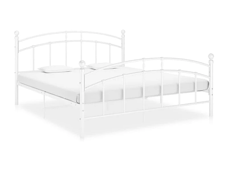 Bedframe metaal wit 180x200 cm