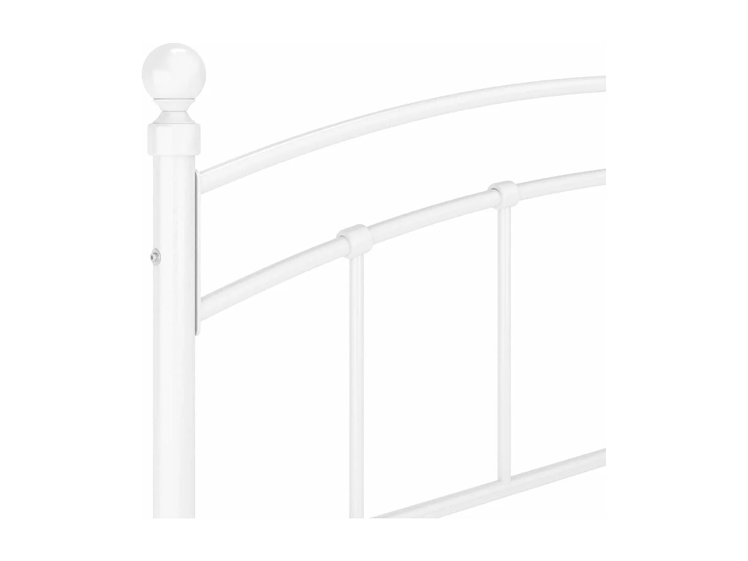 Giroletto Bianco in Metallo 180x200 cm