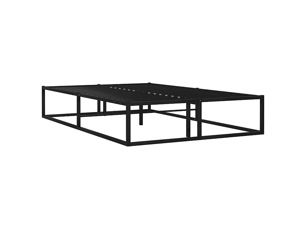 Estrutura de cama 120x200 cm metal preto