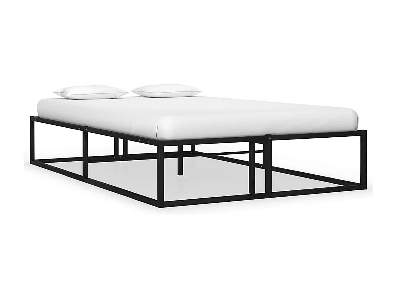 Bettgestell Schwarz Metall 120x200 cm