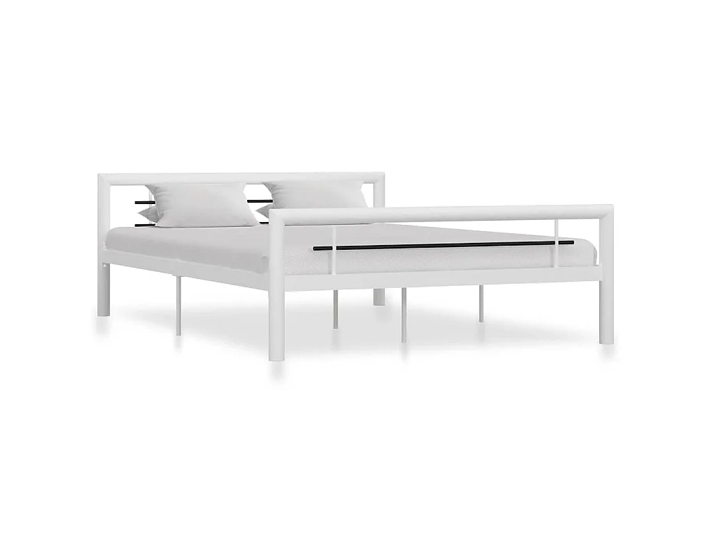 Giroletto Bianco e Nero in Metallo 160x200 cm