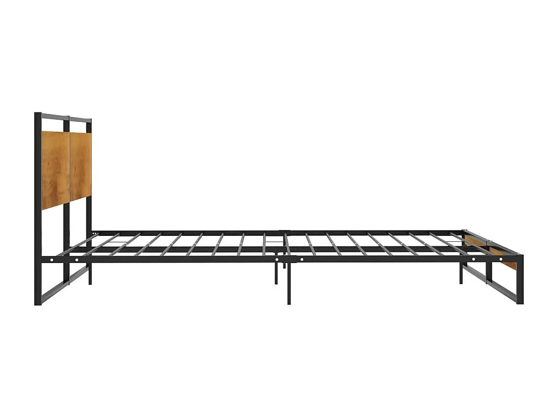 Cadre de lit sans matelas métal 160x200 cm