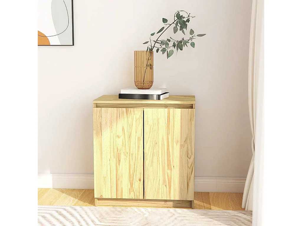 Armoire latérale 60x36x65 cm bois de pin massif