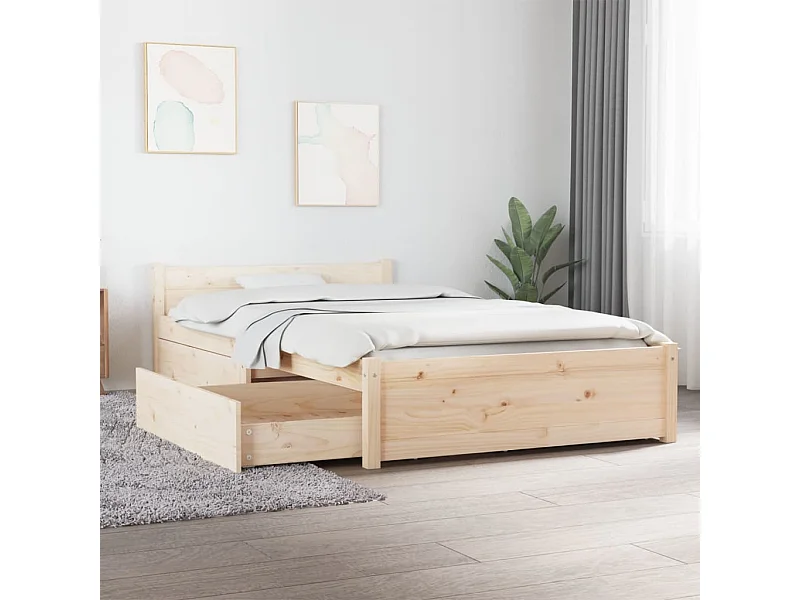 Estrutura de cama com gavetas 90x200 cm