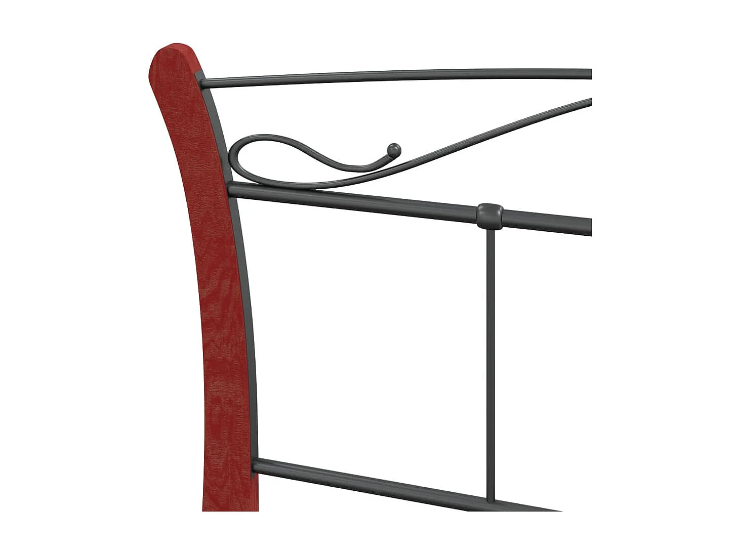 Giroletto Nero in Metallo 120x200 cm