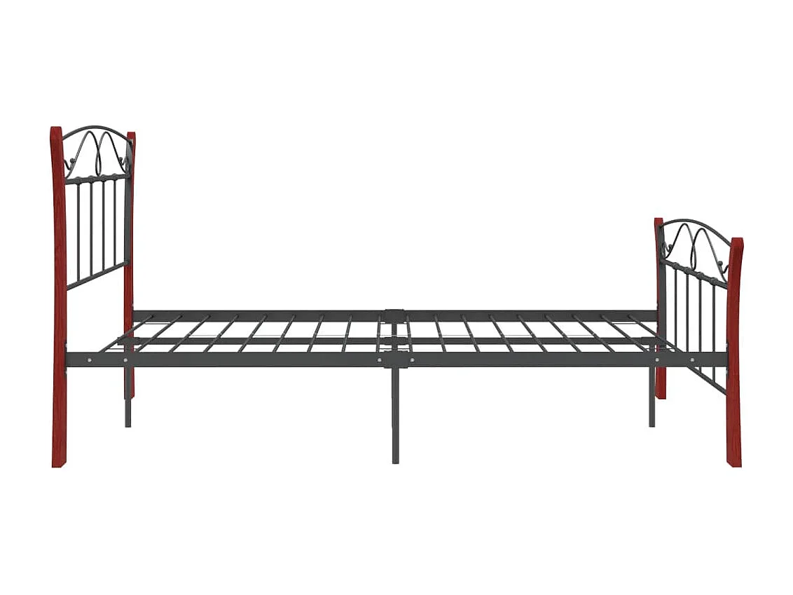 Estrutura de cama 120x200 cm metal preto