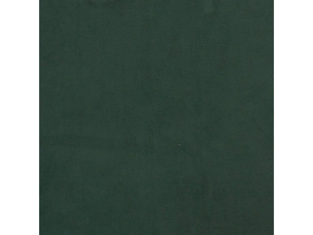 Cadre de lit sans matelas vert foncé 140x190 cm velours