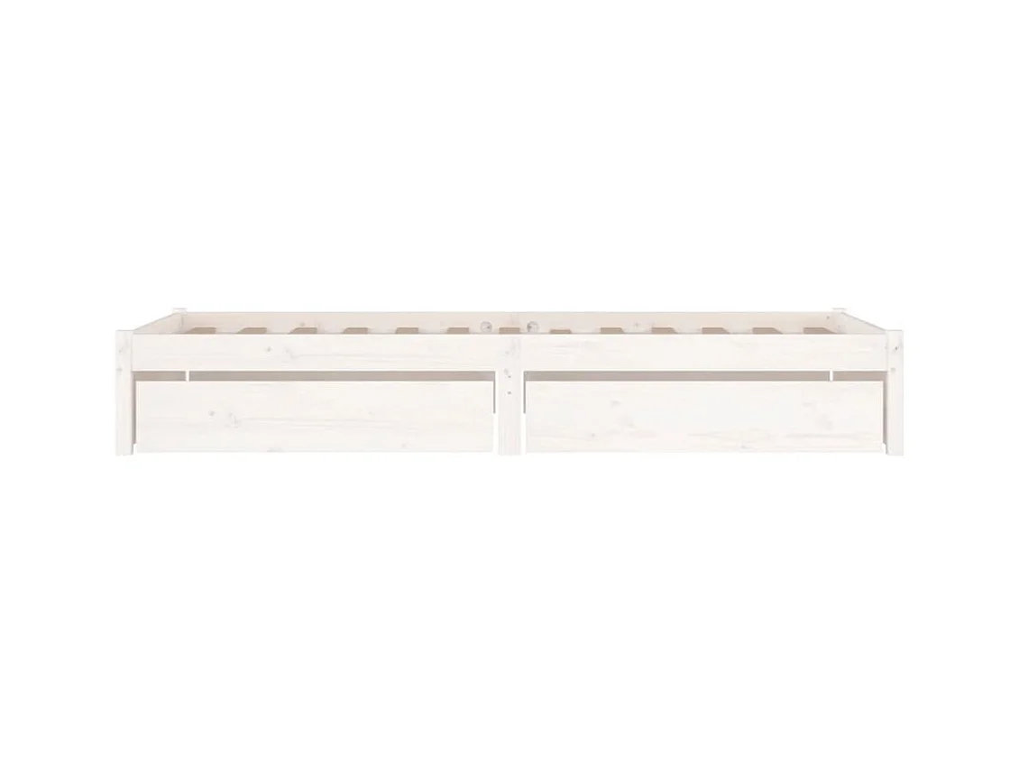 Giroletto con Cassetti Bianco 90x200 cm