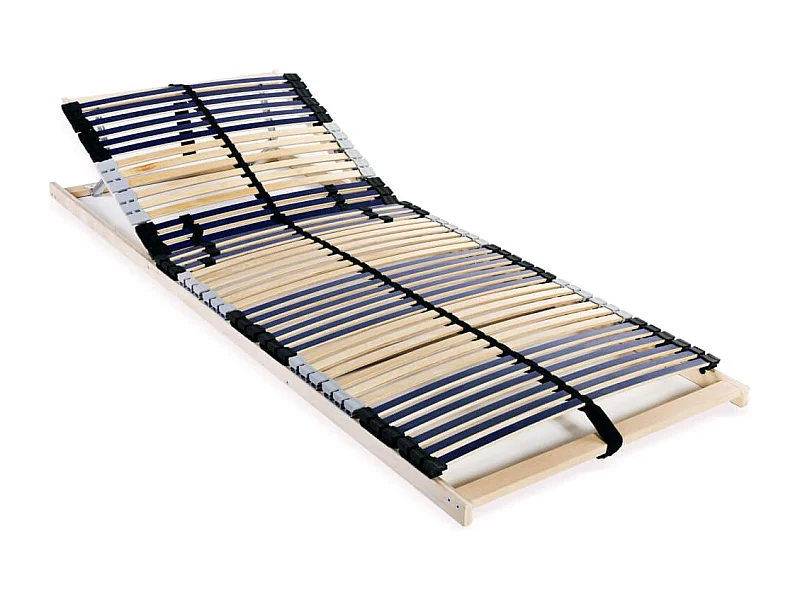 Estrado de ripas com 42 ripas 7 zonas 90x200 cm