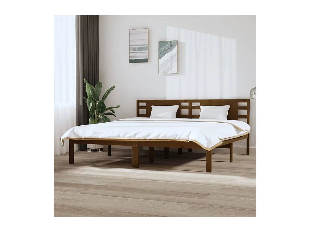 Giroletto ambra in Legno Massello di Pino 200x200 cm