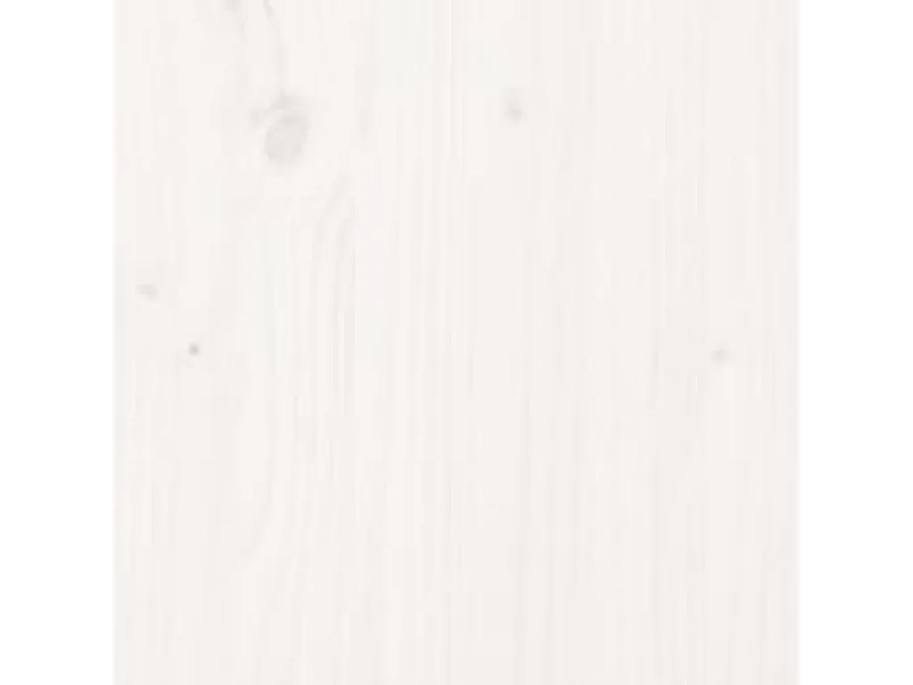 Cadre de lit sans matelas blanc 140x200 cm bois massif