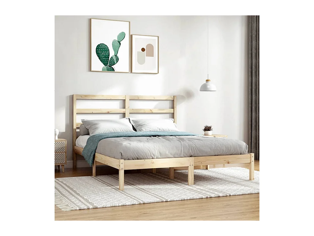 Giroletto in Legno Massello 120x190 cm Small Double