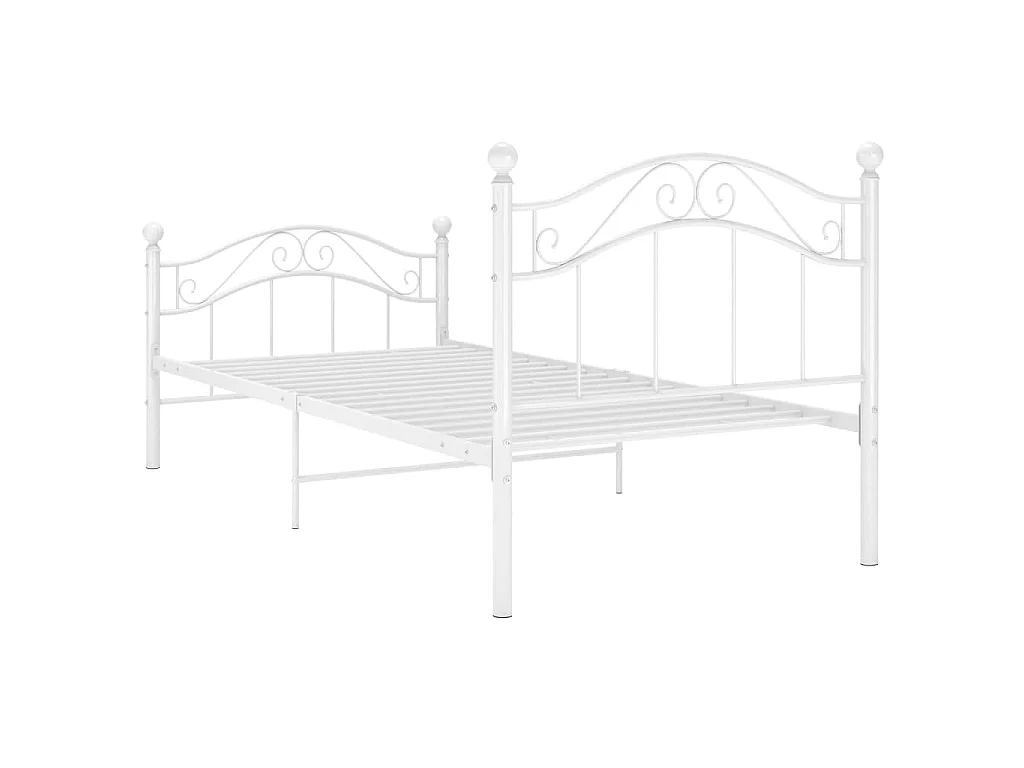Giroletto Bianco in Metallo 90x200 cm
