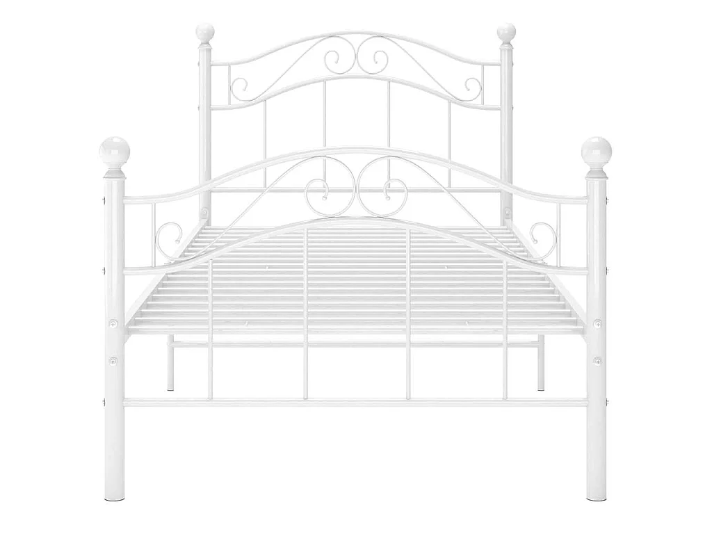 Giroletto Bianco in Metallo 90x200 cm