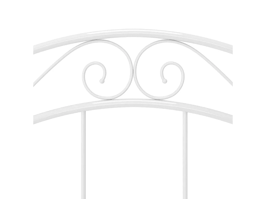 Giroletto Bianco in Metallo 90x200 cm