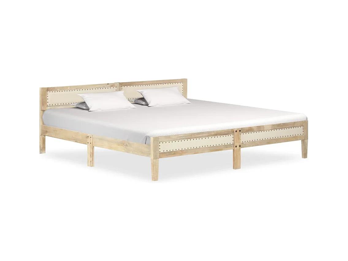 Bedframe massief mangohout 200 cm