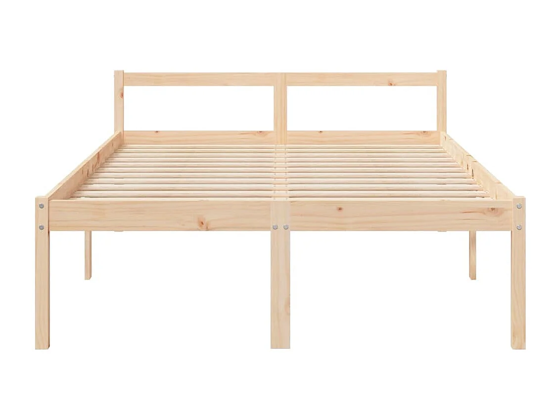 Seniorenbett 140x190 cm Massivholz Kiefer