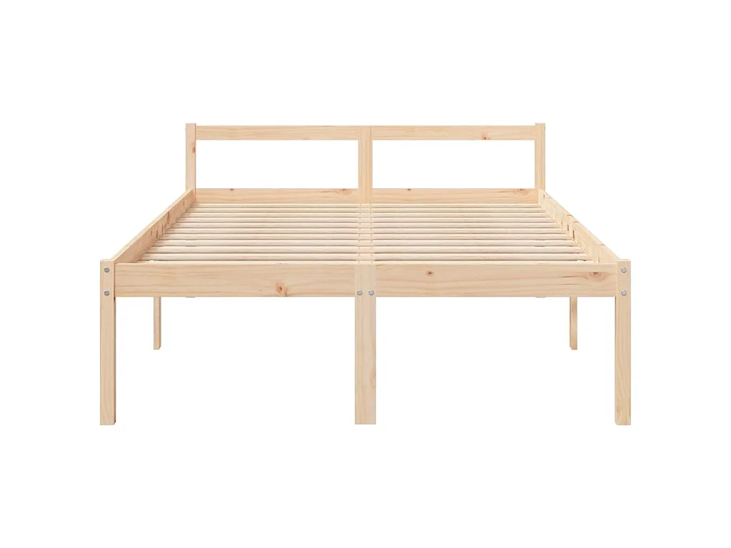 Seniorenbett 140x190 cm Massivholz Kiefer