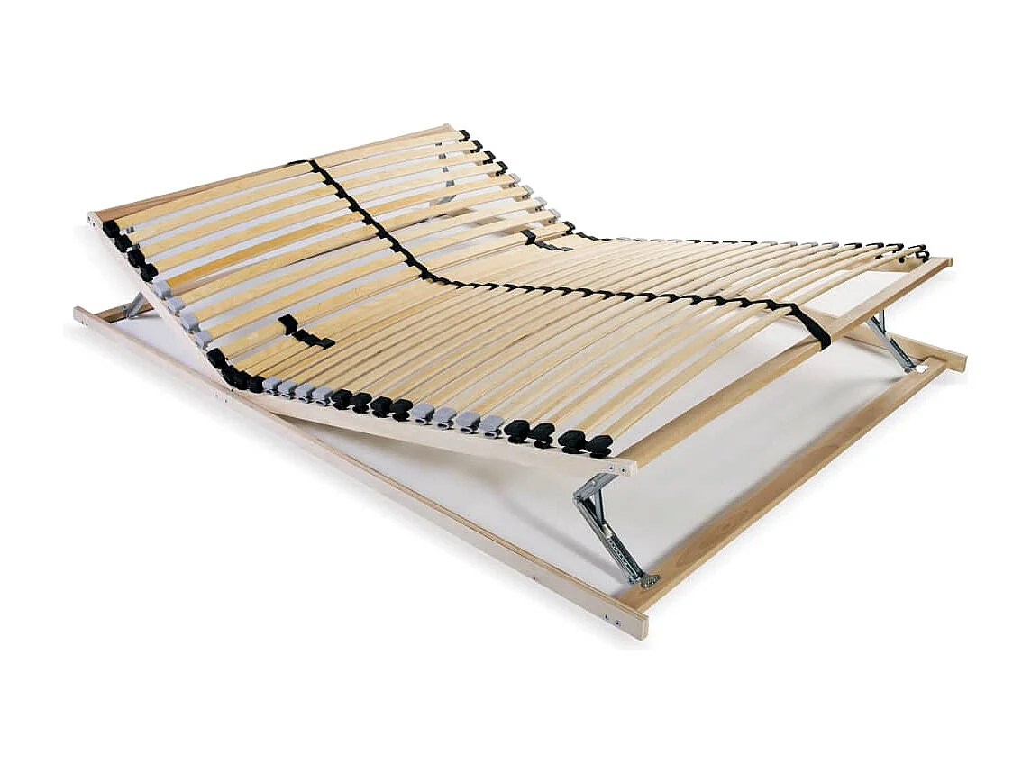 Estrado de ripas com 28 ripas 7 zonas 140x200 cm