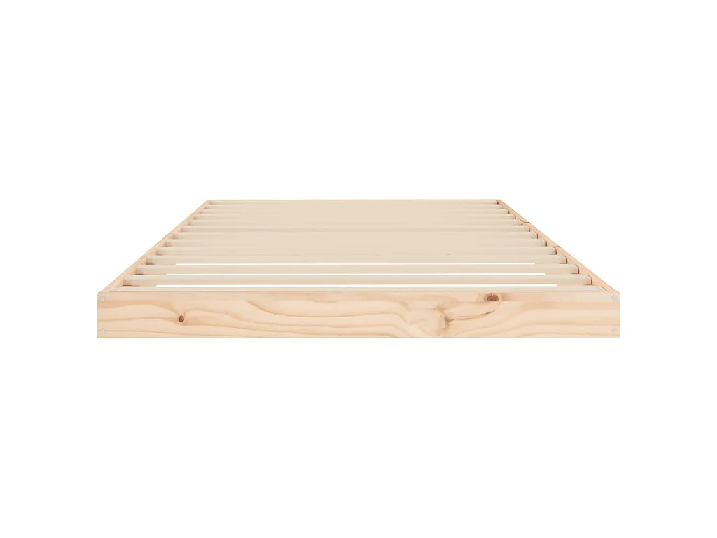 Giroletto senza Materasso 100x200 cm in Legno Massello di Pino