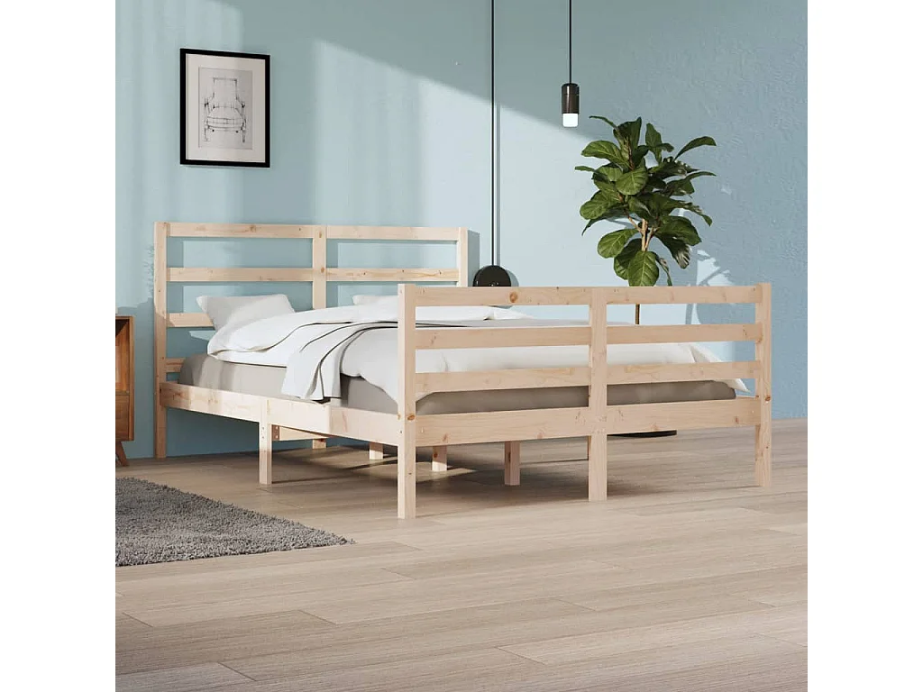 Massivholzbett Kiefer 160x200 cm