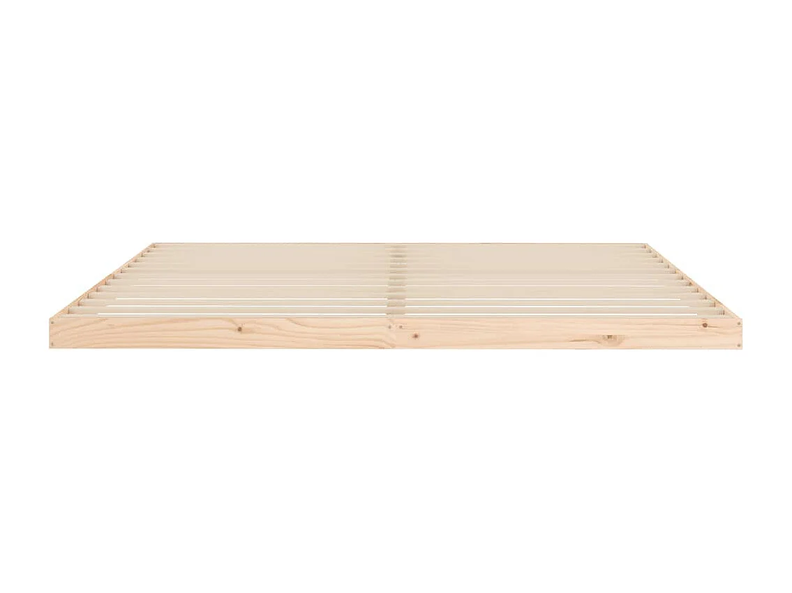 Cadre de lit sans matelas 200x200 cm bois massif de pin