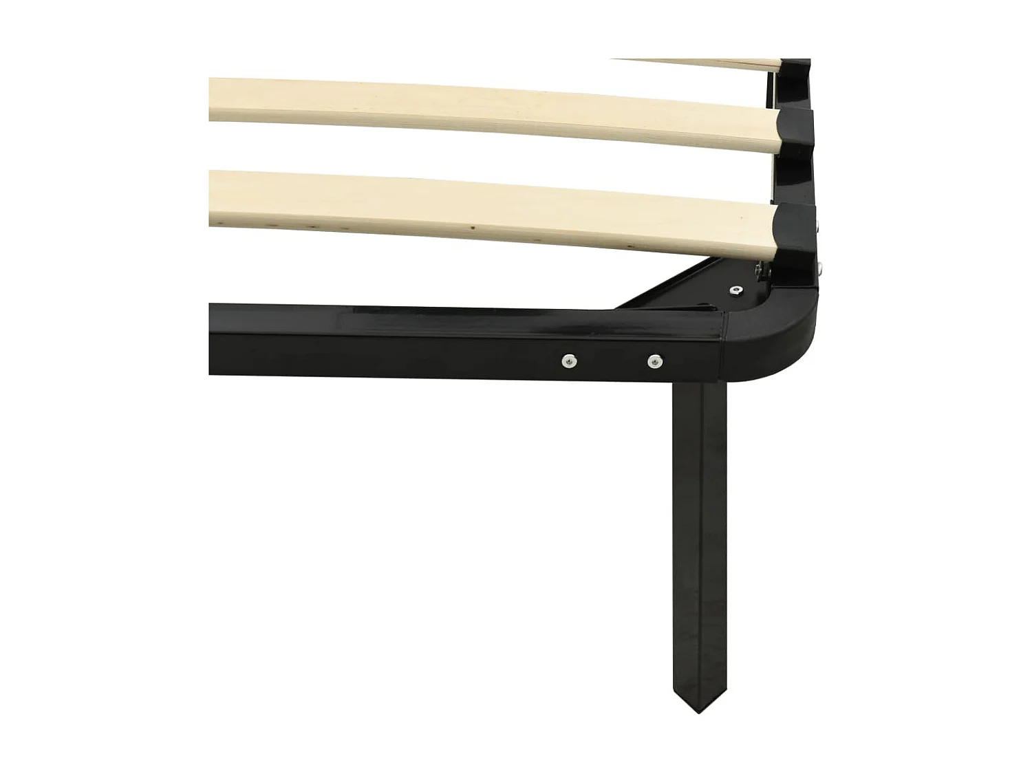 Bettgestell Schwarz Metall 180×200 cm