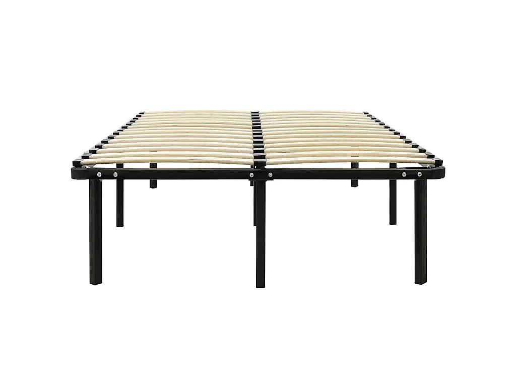 Bedframe metaal zwart 180x200 cm