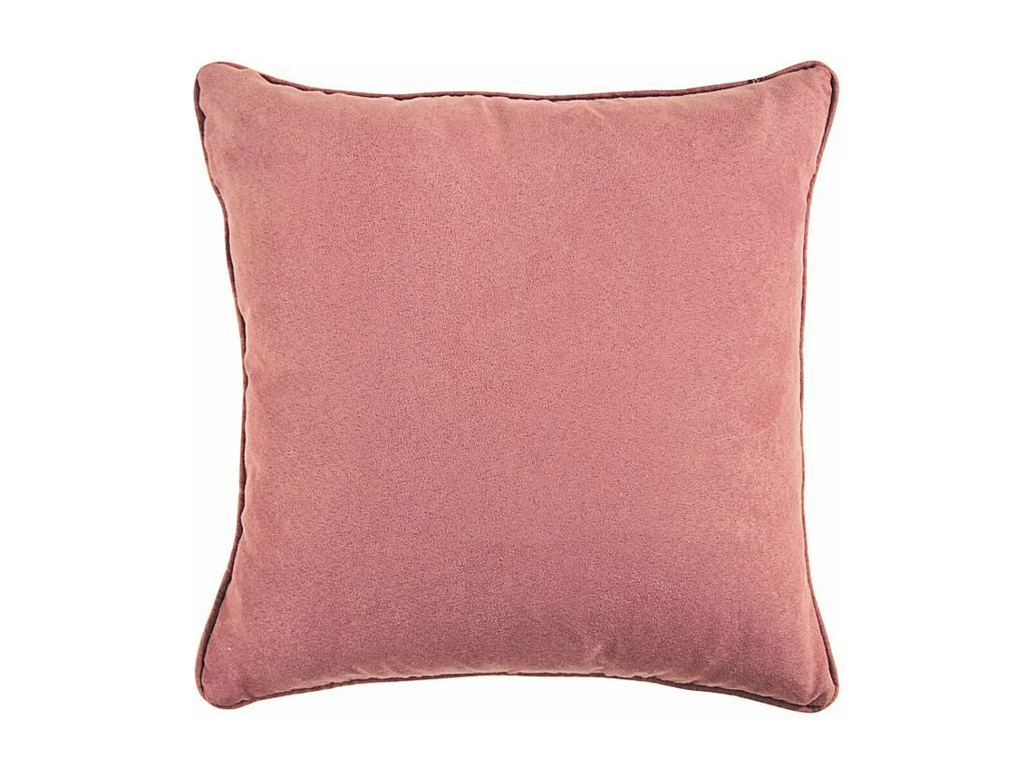 SUEDEN - Coussin en suédine terra cotta 40x40