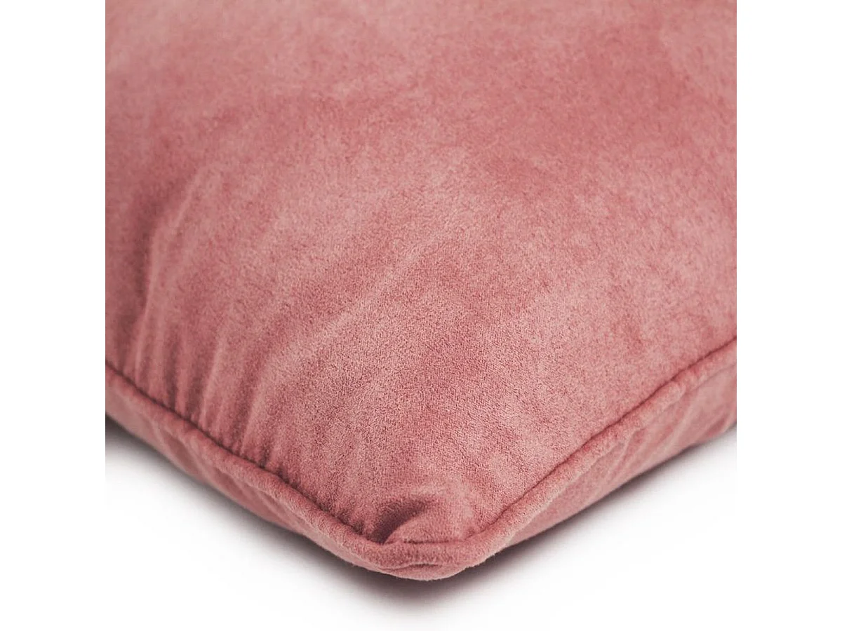 SUEDEN - Coussin en suédine terra cotta 40x40