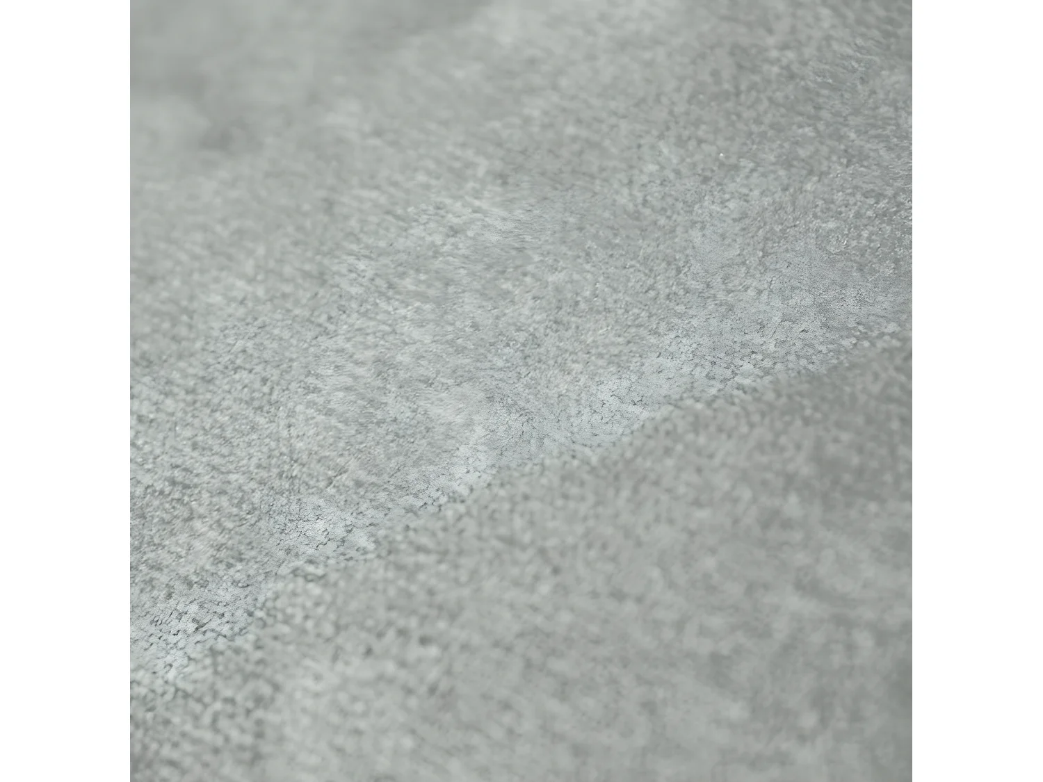 VELOURS - Coussin en velours gris clair 60x40