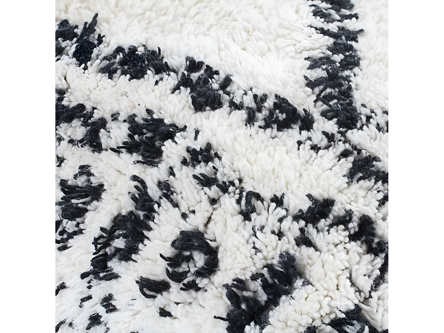 BERBERE LOSANGE - Coussin style berbère naturel 60x40