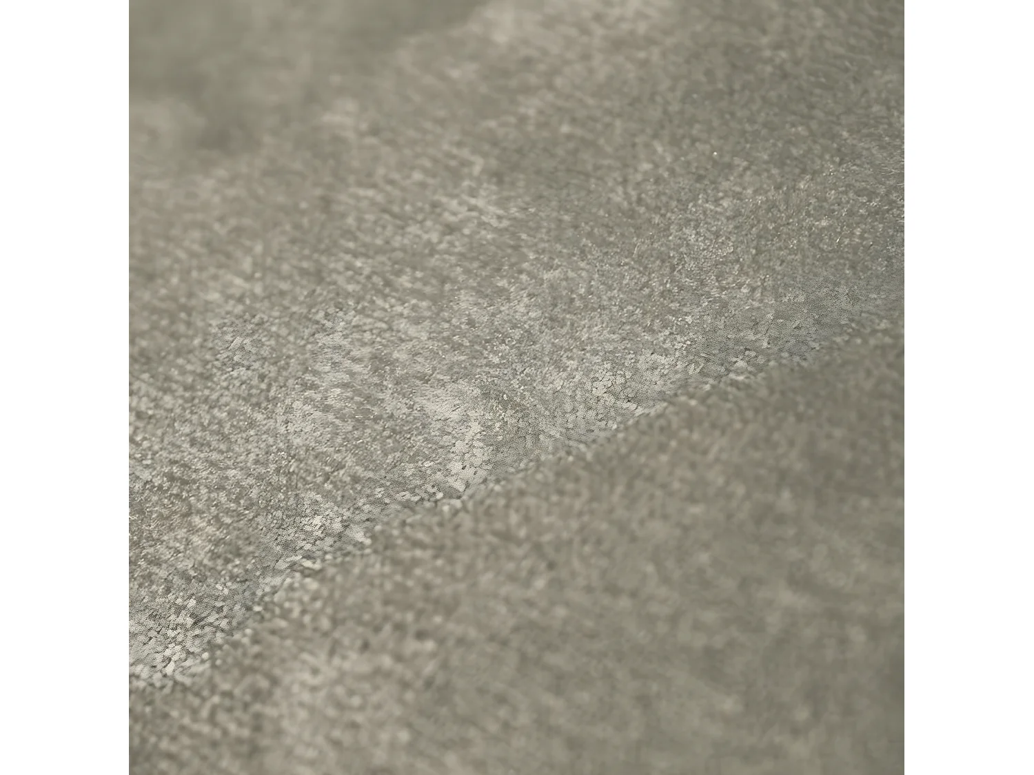 VELOURS - Coussin en velours taupe 60x40