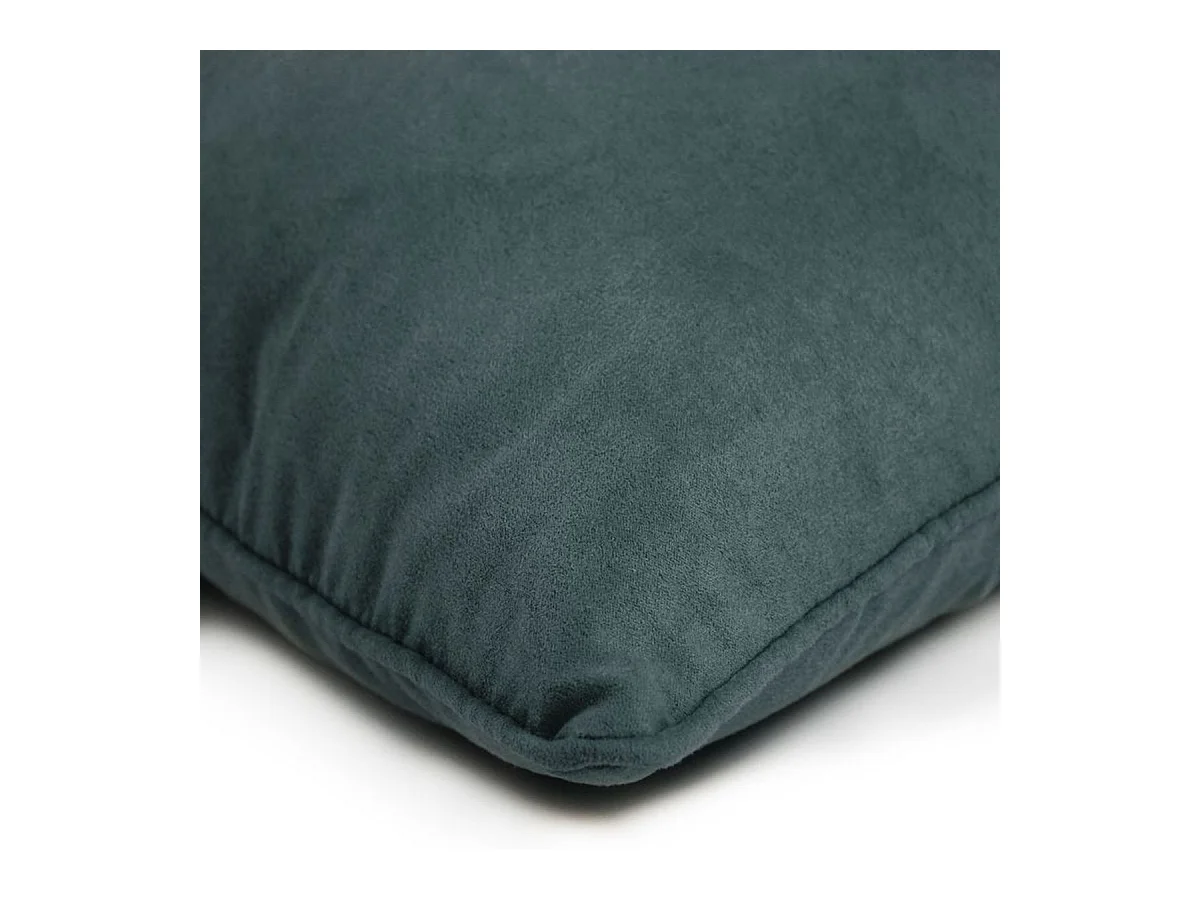 SUEDEN - Coussin en suédine gris carbone 40x40